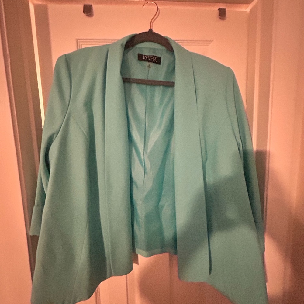 Kasper Women's Light Blue Blazer